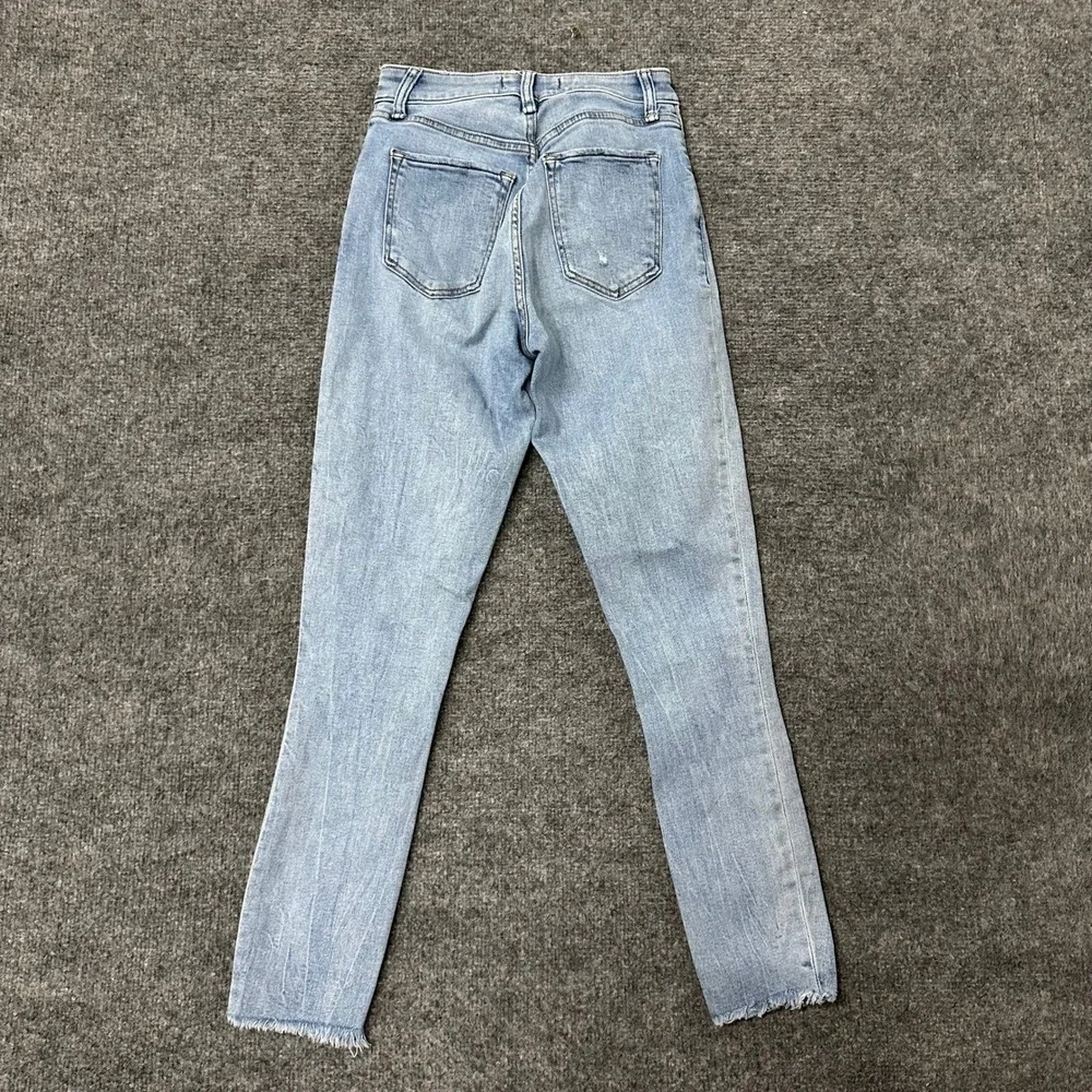 Abercrombie & Fitch Jeans Womens Size 24 Blue Super Skinny Ankle High Rise Curve